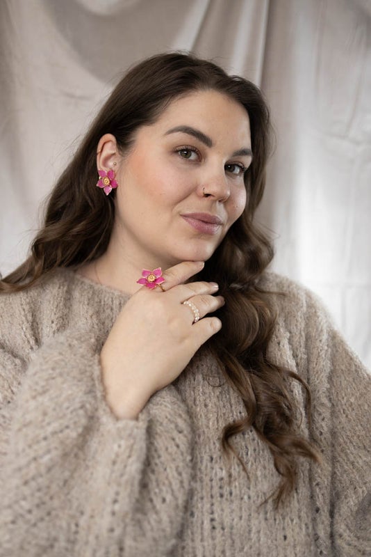 Aurelia korvakorut kuparinpunainen