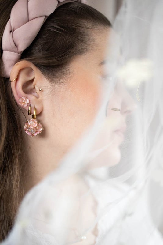 Viola korvakorut valkoinen