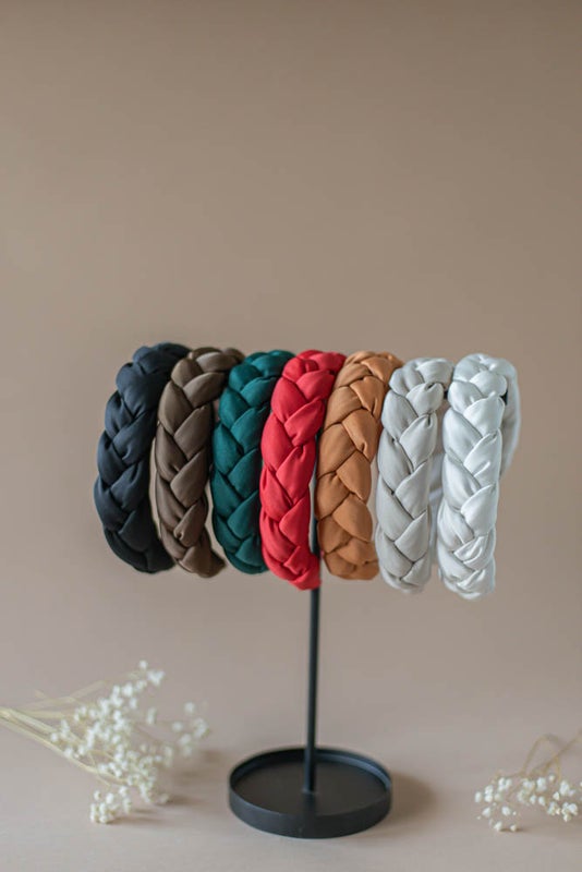 Leia hiuspanta satiini (useita v&auml;rej&auml;)